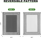 RURALITY Outdoor Rug 9x12 Waterproof - Image 2