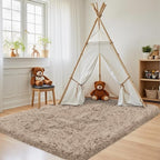 4x6 Area Rug for Living Room: Ultra Soft Fluffy Rug Modern Large Thicked Shag - Image 3