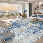 10x14 Area Rugs for Living Room Rug Washable: Abstract Large Rug Indoor Modern - Image 8
