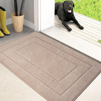 PURRUGS Dirt Trapping Door Mat 24" x 35.5", Non-Slip/Skid Machine Washable by PURRUGS