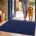 hicorfe Indoor Door Mat, TPR Backing Dirt Trapper Entryway Mat, Washable Floor by Hicorfe