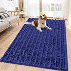 Smiry Dog Door Mat for Muddy Paws 59x35, Absorbent Dirt Trapper, Non-Slip by Smiry