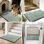 Mibao Front Door Mat Indoor Entrance, 29.5" x 17", Dirt Trapper Welcome Mat - Image 6