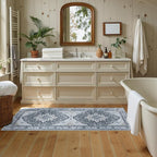 RELEANY Area Rugs Runner 2'x5' Washable Non-Slip, Floral Vintage Distress - Image 3