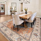 Lessymo 5x7 Area Rugs- Machine Washable Area Rugs, Super Soft Faux-Wool Area Rug - Image 7