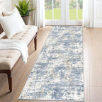 XLUEZ 2x7 Runner Rug for Hallway, Washable Modern Abstract Runner Rugs Neutral by XLUEZ