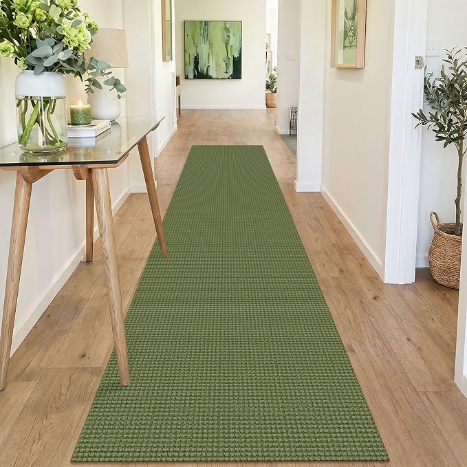 IOHOUZE Washable Runner Rug 2x10 Non Slip Rubber Backed Long Hallway Runner - Image 8