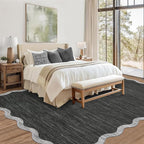 GarveeHome Scalloped Washable Rug 5x7 Area Rug - Image 8