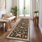 ROYHOME Mushroom Rug Black - Image 2