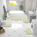 OLANLY Bathroom Rugs 30x20, Extra Soft Absorbent Chenille Bath Rugs, Rubber - Image 2