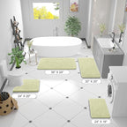 OLANLY Small Bathroom Rugs 24x16, Extra Soft Absorbent Chenille Bath Rugs - Image 3