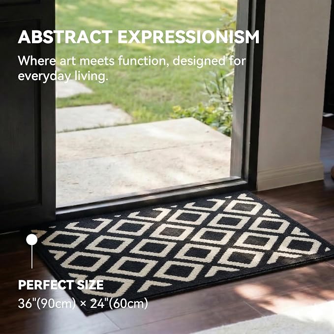 GRANNY SAYS Indoor Door Mats for Entryway, Non-Slip Front Door Mats, Outdoor - Image 3