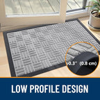 OLANLY Front Door Mat Outside Entrance 47x32, Heavy Duty Sturdy Natural Rubber - Image 5