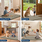 Smiry Dog Door Mat for Muddy Paws 30x20, Absorbent Dirt Trapper, Non-Slip - Image 7