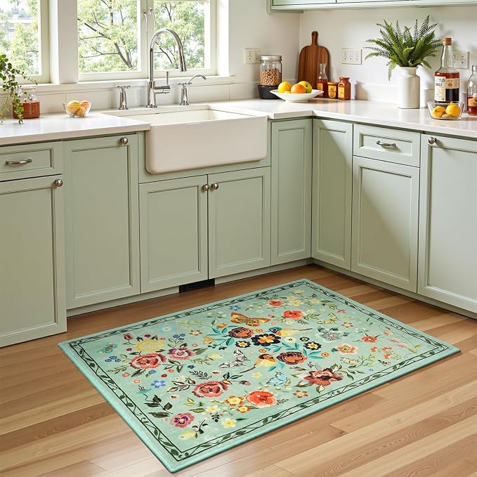 Rugflix 2x3 Small Area Rugs for Entryway, Washable Entrance Door Mat Non-Slip - Image 7