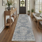 Rugxara 2'6''x8' Runner Rug, Washable Kitchen Rugs, Non Slip Low Pile Area Rug - Image 3