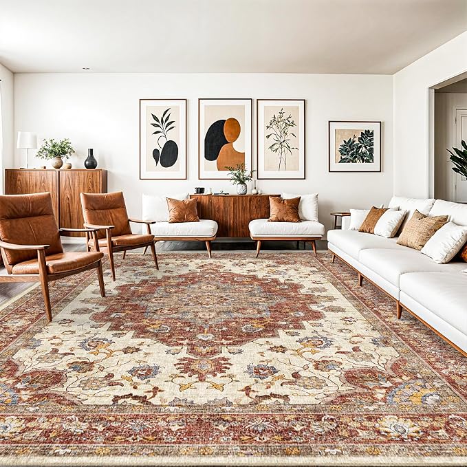 TOPRUUG Washable Oriental Area Rug by TOPRUUG