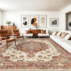TOPRUUG Washable Oriental Area Rug by TOPRUUG