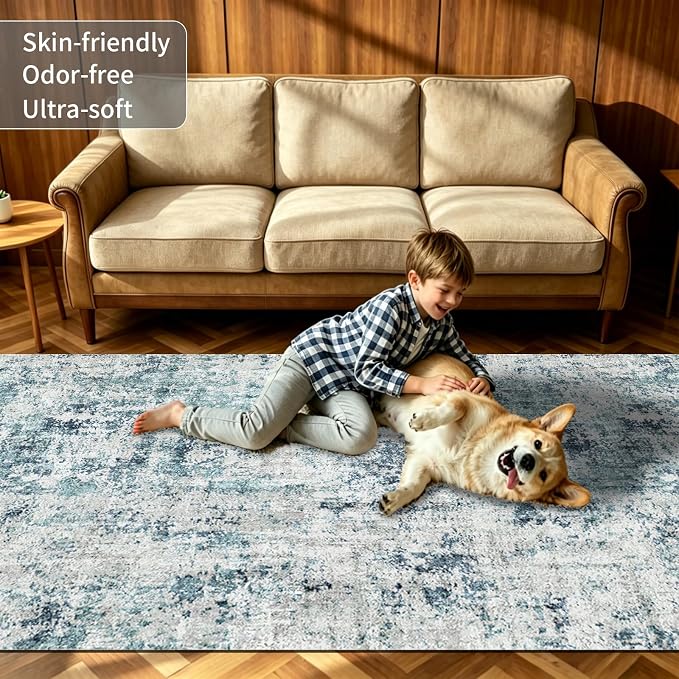 Machine Washable Runner Rugs 2x6: Stain & Spill Resistant Carpet Runners - Image 3