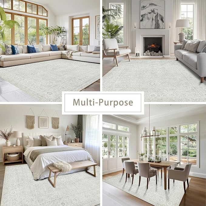 Srugn Washable Rugs 6x9 Area Rugs - Image 5