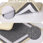 Graciadeco White Cat Scratching Mat Sisal, 2 Packs Sisal Fabric Large Cat - Image 3