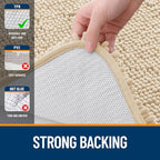 OLANLY Toilet Rugs U-Shaped 24x20, Extra Soft Absorbent Chenille Contour - Image 6