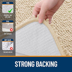 OLANLY Bathroom Rugs 36x24, Extra Soft Absorbent Chenille Bath Rugs, Rubber - Image 6