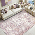 5x7 Area Rugs Washable Living Room Rug-No Slip Soft Carpets Modern Abstract - Image 7