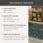 Hazo Haus Dark Green 4x6 Living Room Rug - Image 8