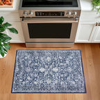 KILOCOCO Small Area Rug 2x3 Entryway Rugs Printed Vintage Floral Machine - Image 8