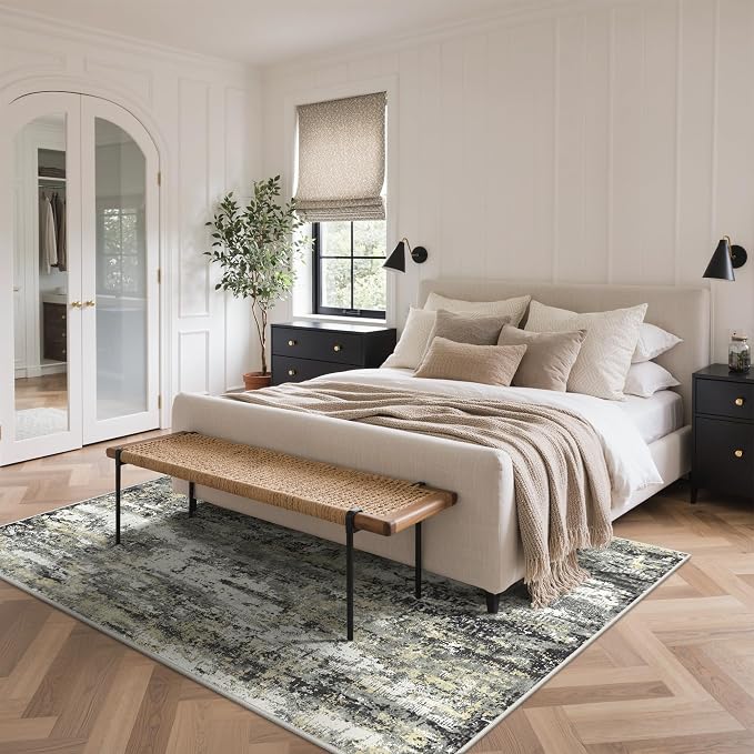 BEIMO Area Rugs 5x7 for Living Room Bedroom, Modern Abstract Machine Washable - Image 4