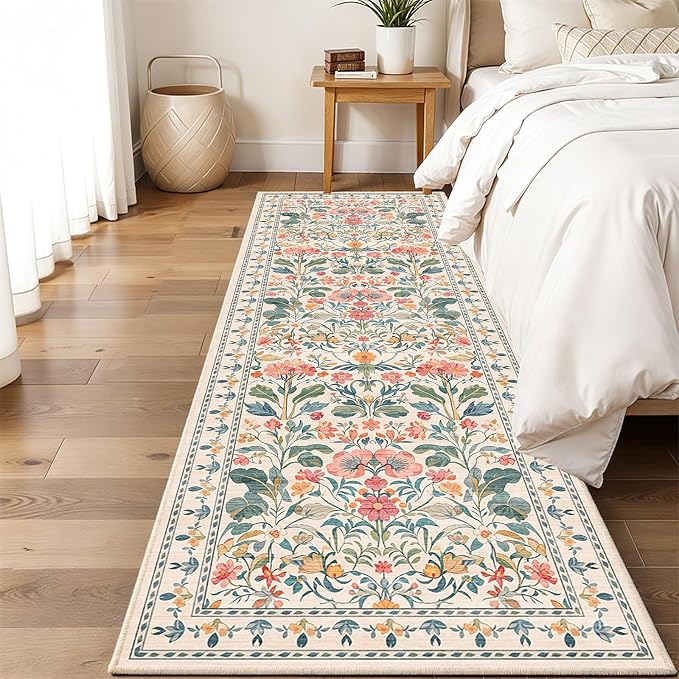2x6 Soft Washable Runner Rugs: Velvet Feel & 5-10 Degrees Warmer Underfoot - Image 2