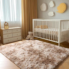ONASAR 8x10 Area Rugs for Living Room, Tie-Dyed Beige Large Fluffy Bedroom Rug - Image 6