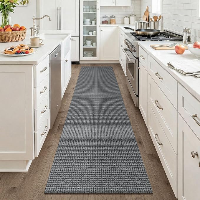 KOZYFLY Cotton Runners for Hallway 2x8, Washable Runner Rug, Woven Non Slip - Image 2