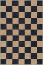 Lahome Colette Checkered Easy Jute 2x3 Rug, Small Entryway Rug Non Slip Kitchen - Image 9