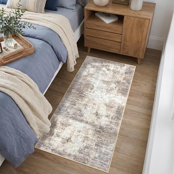 IOHOUZE Abstract Runner Rug 2x4 Ft Entryway Rugs Washable Door Mat Indoor - Image 8