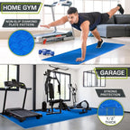 ProsourceFit Exercise Puzzle Mat 1/2-inch, EVA Interlocking Foam Floor Tiles - Image 3