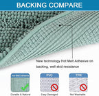 H.VERSAILTEX Bath Rugs for Bathroom Non Slip Bath Mats Extra Thick Chenille - Image 4