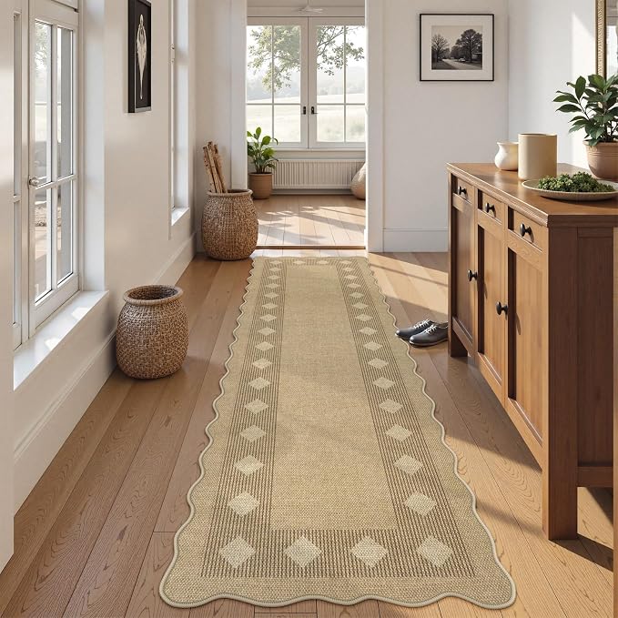 LIVEBOX Easy Jute Diamond Runner Rug - Image 3