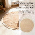 47.2 in Cat Rug, Cat Scratch Rug, Cat Scratch Rugs - Image 6