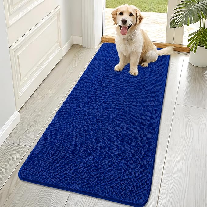 OLANLY Dog Door Mat for Muddy Paws 70x32, Absorbs Moisture and Dirt, Absorbent by OLANLY