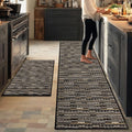 Kitchen Rugs Sets of 2-Non Slip Kitchen Mats by BSICPRO