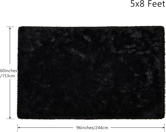 Tepook Super Soft Fluffy Rug for Bedroom, Modern Shaggy Fuzzy Kids Rugs for - Image 2