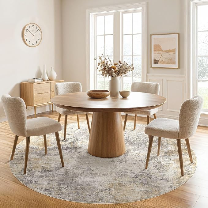 UERMEI 6ft Round Area Rug Living Room Rugs - Image 5