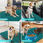 OLANLY Dog Door Mat for Muddy Paws 30x20, Paw Print Design, Absorbs Moisture - Image 7