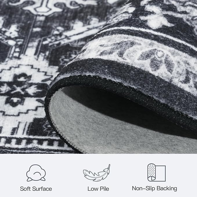 Lofus 5x7 Area Rug for Living Room, Soft Boho Carpets for Bedroom Dining Room - Image 7