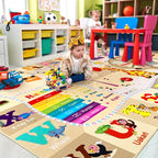 Kids Rugs for Playroom Washable, Educational and Fun Learning Rugs - Image 7