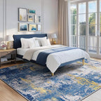 RELEANY Washable Area Rugs7'x9' Non-Slip Modern Abstract Soft - Image 3
