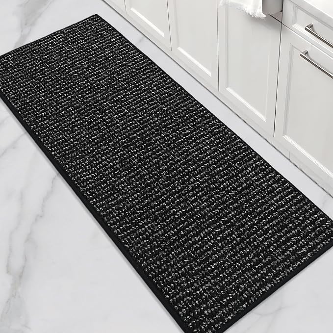 BEQHAUSE Kitchen Runner Rugs 24"x60", Non-Slip Kitchen Mats by BEQHAUSE