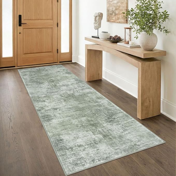 IOHOUZE Abstract Runner Rug 3x8 Ft Washable Runners by iOhouze